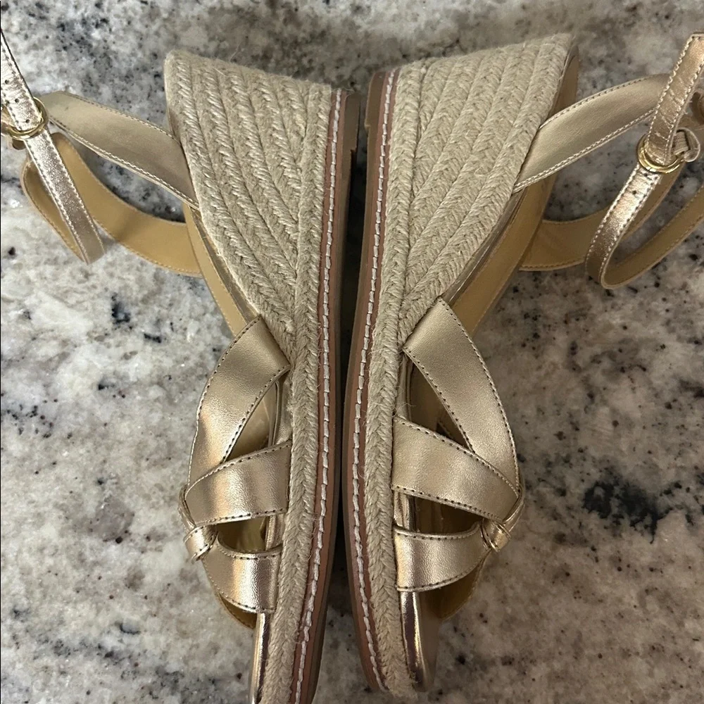 J. Crew chic metallic
